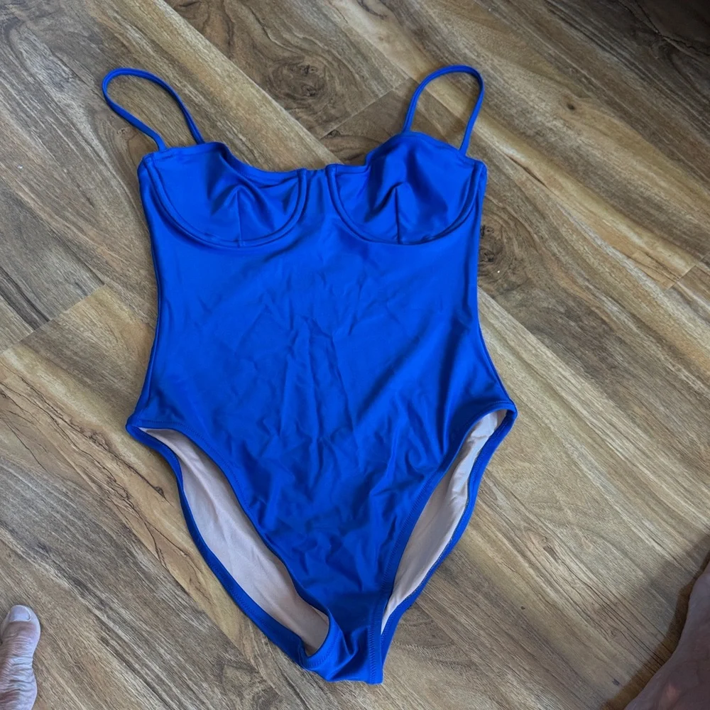 J. Crew Royal Blue One-Piece Swimsuit